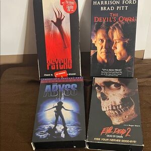 VHS thriller bundle tapes psycho evil dead2